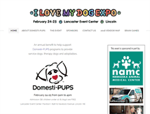 Tablet Screenshot of ilovemydogexpo.com